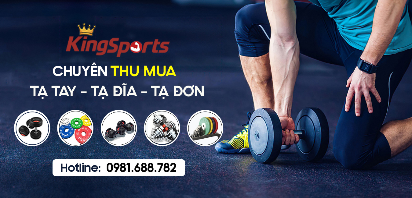 Thu mua tạ tay, tạ đĩa, tạ cao su, tạ gang
